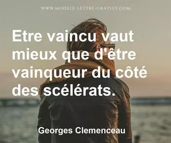 Citation de Georges Clemenceau