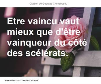 Citations Georges Clemenceau