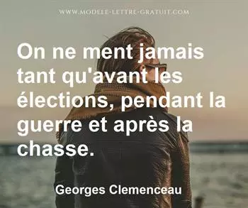 Citation de Georges Clemenceau