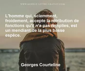 Citation de Georges Courteline
