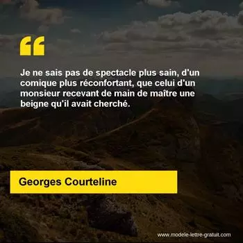 Citation Georges Courteline