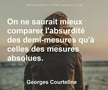 Citation de Georges Courteline