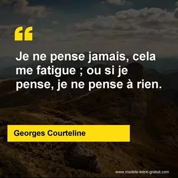 Citation Georges Courteline