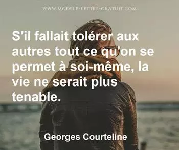 Citation de Georges Courteline