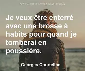 Citation de Georges Courteline