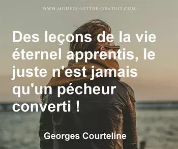 Citation de Georges Courteline