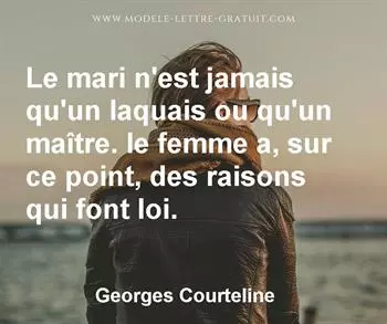 Citation de Georges Courteline