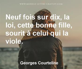 Citation de Georges Courteline