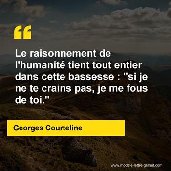 Citation de Georges Courteline