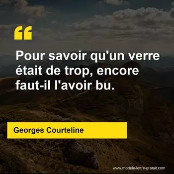 Citation Georges Courteline