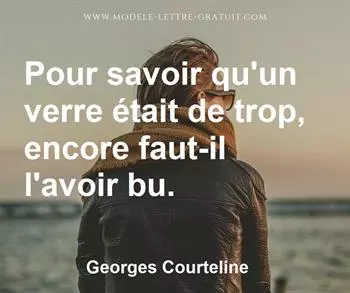 Citation de Georges Courteline