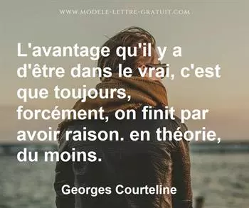 Citation de Georges Courteline