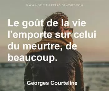 Citation de Georges Courteline