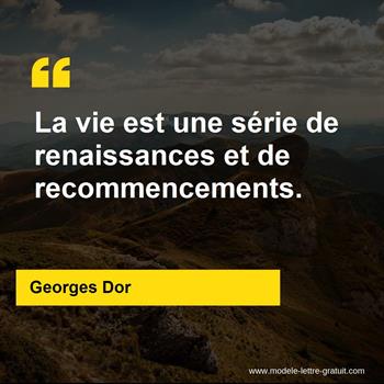 Citation Georges Dor