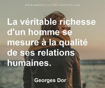 Citation de Georges Dor