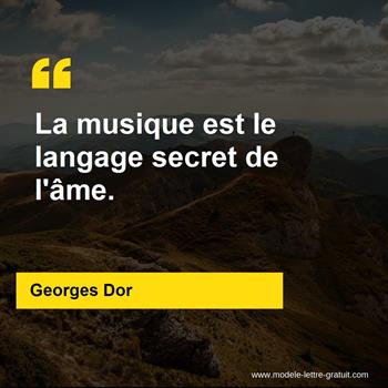 Citation Georges Dor