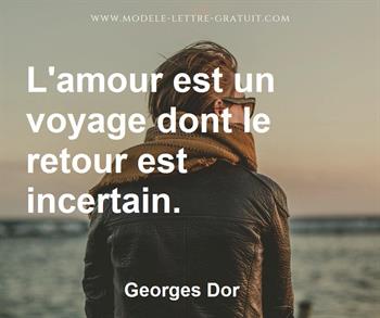 Citation de Georges Dor