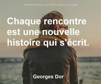 Citation de Georges Dor