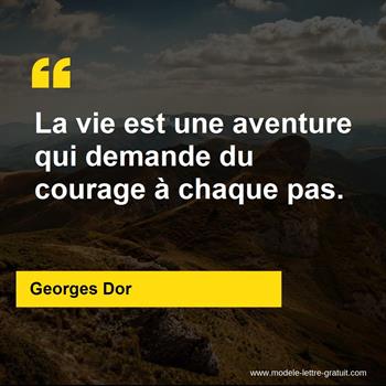 Citation Georges Dor