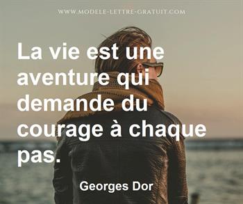 Citation de Georges Dor