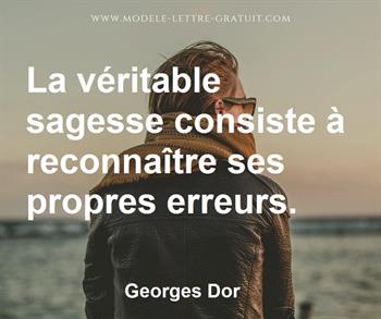 Citation de Georges Dor