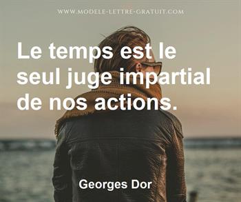 Citation de Georges Dor