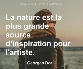 Citation de Georges Dor