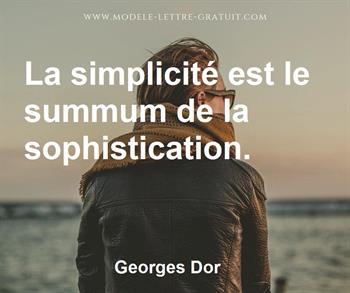Citation de Georges Dor