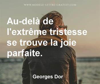 Citation de Georges Dor