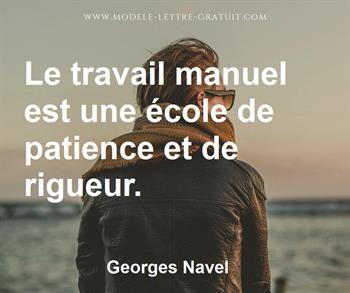 Citation de Georges Navel