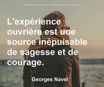 Citation de Georges Navel