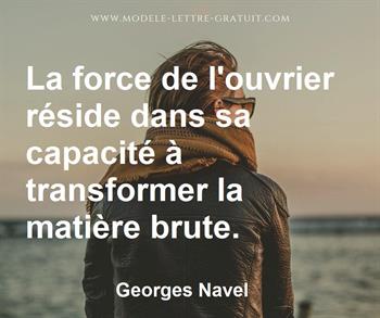 Citation de Georges Navel
