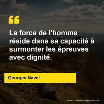 Citation Georges Navel