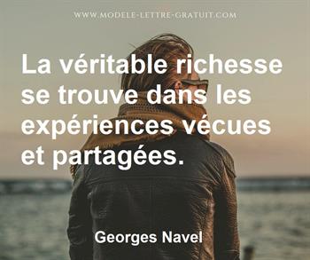 Citation de Georges Navel