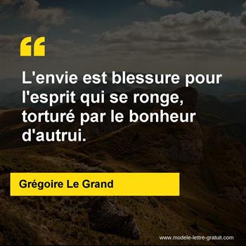 Citation de Grégoire Le Grand