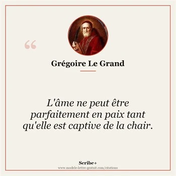 Citation Grégoire Le Grand