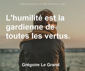 Citation de Grégoire Le Grand