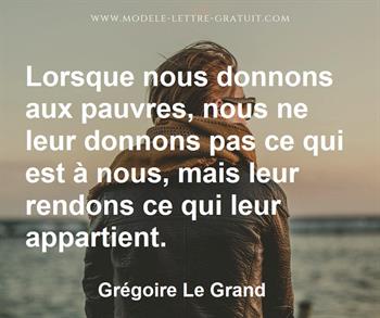 Citation de Grégoire Le Grand