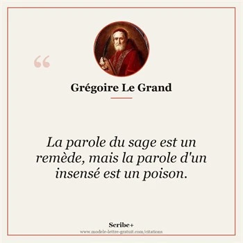 Citation Grégoire Le Grand
