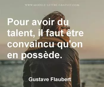 Citation de Gustave Flaubert