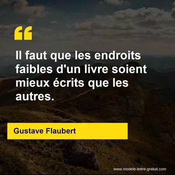 Citation Gustave Flaubert