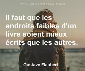 Citation de Gustave Flaubert