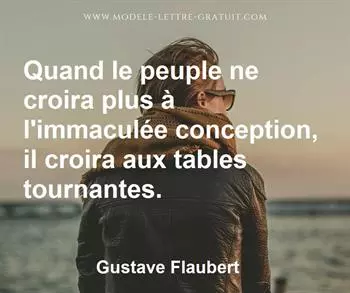 Citation de Gustave Flaubert