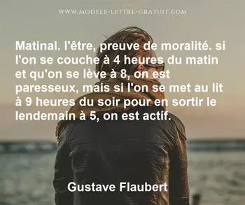 Citation de Gustave Flaubert