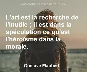 Citation de Gustave Flaubert