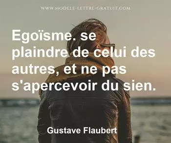Citation de Gustave Flaubert