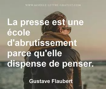 Citation de Gustave Flaubert