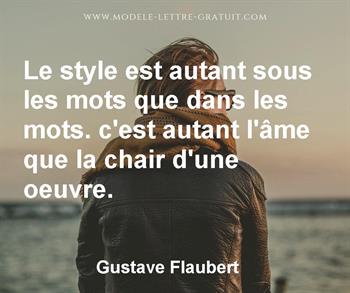 Citation de Gustave Flaubert