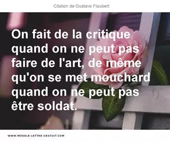Citations Gustave Flaubert