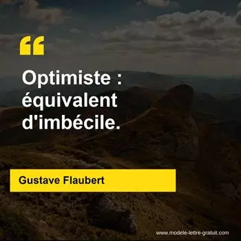 Citation Gustave Flaubert